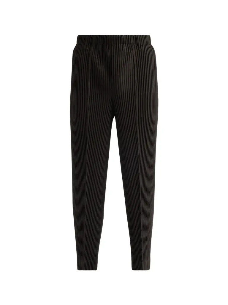 Homme Plissé Issey Miyake Men Compleat Tapered-Leg Trousers