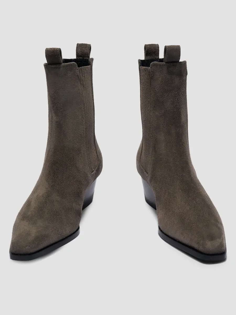 aeyde Women's Agata 40MM Suede Chelsea Boots | Thumbnail 3 aeyde Women's Agata 40MM Suede Chelsea Boots | Thumbnail 3