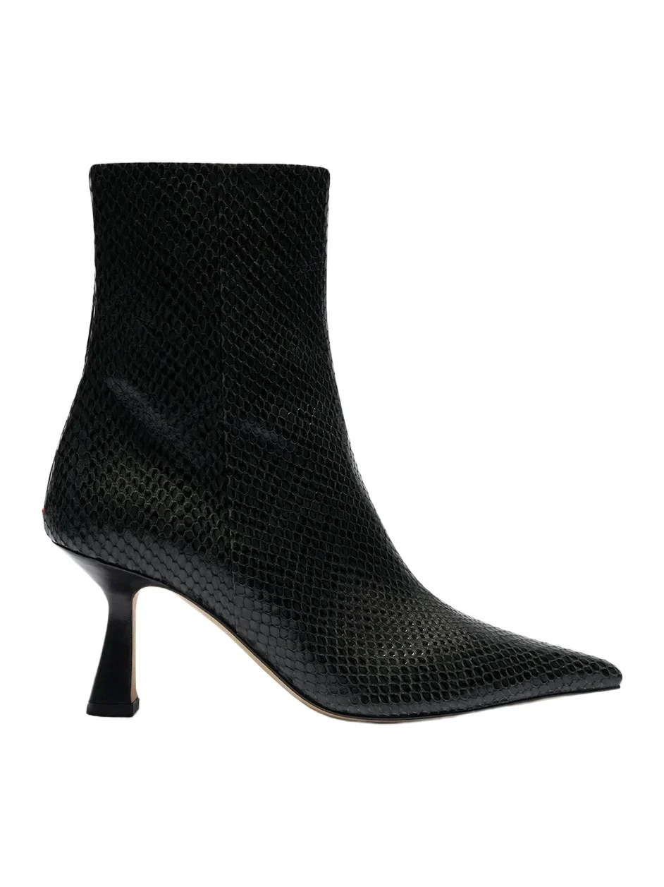 aeyde Women's Vivi Mini Snake-Print Leather Ankle Boots