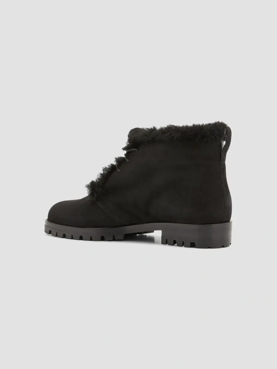 Manolo Blahnik Women's Mircus Suede & Shearling Ankle Boots | Thumbnail 3 Manolo Blahnik Women's Mircus Suede & Shearling Ankle Boots | Thumbnail 3