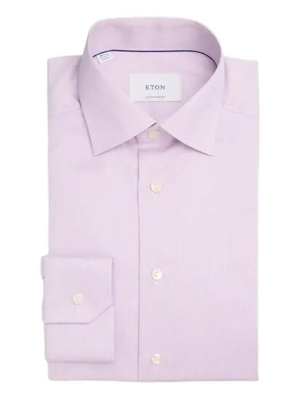 Eton Men's Dobby Contemporary-Fit Dress Shirt