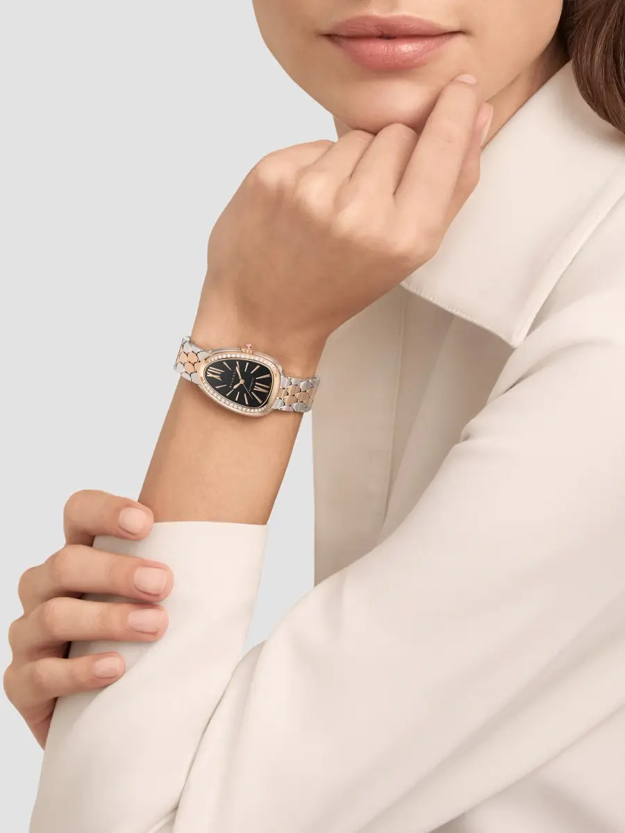 BVLGARI Women's Serpenti Seduttori Stainless Steel, 18K Rose Gold & 0.62 TCW Diamond Bracelet Watch/34MM | Thumbnail 2 BVLGARI Women's Serpenti Seduttori Stainless Steel, 18K Rose Gold & 0.62 TCW Diamond Bracelet Watch/34MM | Thumbnail 2