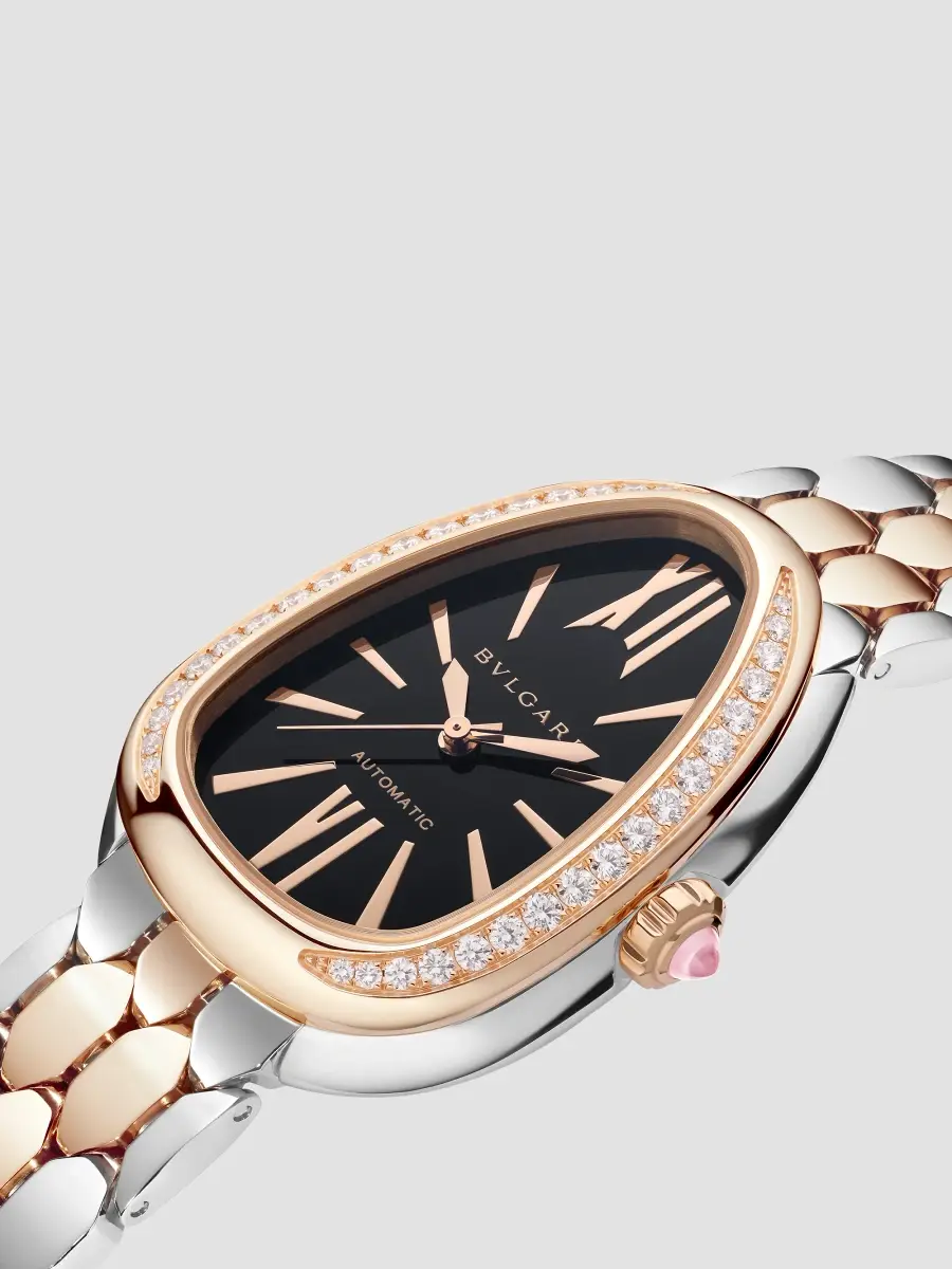 BVLGARI Women's Serpenti Seduttori Stainless Steel, 18K Rose Gold & 0.62 TCW Diamond Bracelet Watch/34MM | Thumbnail 4 BVLGARI Women's Serpenti Seduttori Stainless Steel, 18K Rose Gold & 0.62 TCW Diamond Bracelet Watch/34MM | Thumbnail 4