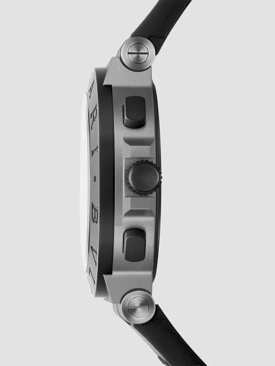 BVLGARI Women's Lucea Aluminum, Titanuim & Rubber Chronograph Watch/41MM | Thumbnail 4 BVLGARI Women's Lucea Aluminum, Titanuim & Rubber Chronograph Watch/41MM | Thumbnail 4