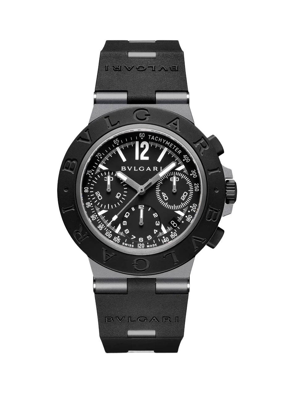 BVLGARI Women's Lucea Aluminum, Titanuim & Rubber Chronograph Watch/41MM