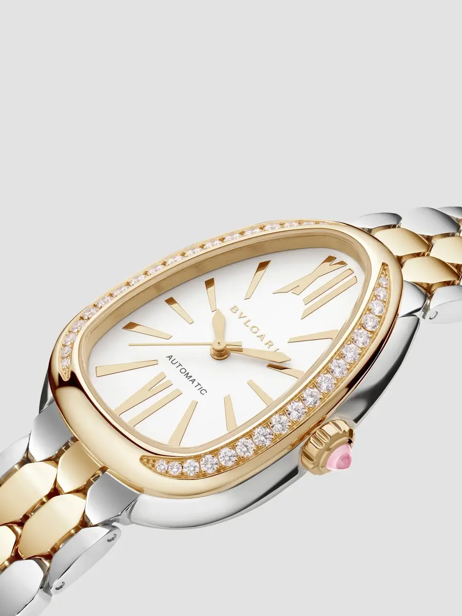 BVLGARI Women's Serpenti Seduttori 18K Yellow Gold & 0.62 TCW Diamond Stainless Steel Bracelet Watch/34MM | Thumbnail 4 BVLGARI Women's Serpenti Seduttori 18K Yellow Gold & 0.62 TCW Diamond Stainless Steel Bracelet Watch/34MM | Thumbnail 4