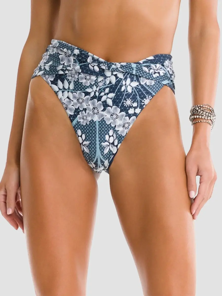 Agua Bendita Women's Lily Glazia Embellished Bikini Bottom | Thumbnail 4