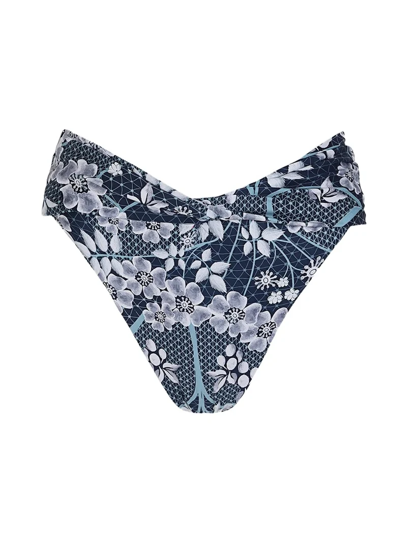 Agua Bendita Women's Lily Glazia Embellished Bikini Bottom