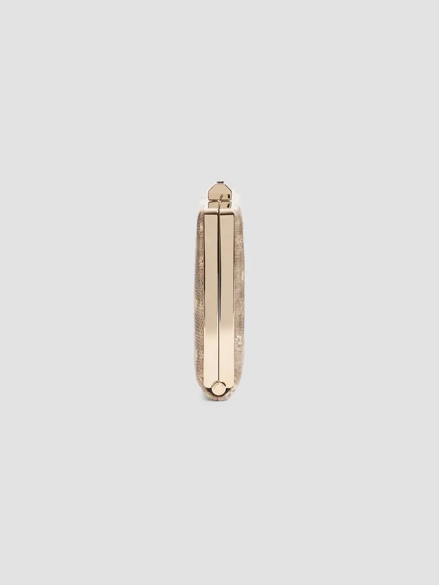 Valentino Women's Berthe Clutch in Tejus - Beige | Thumbnail 4 Valentino Women's Berthe Clutch in Tejus - Beige | Thumbnail 4