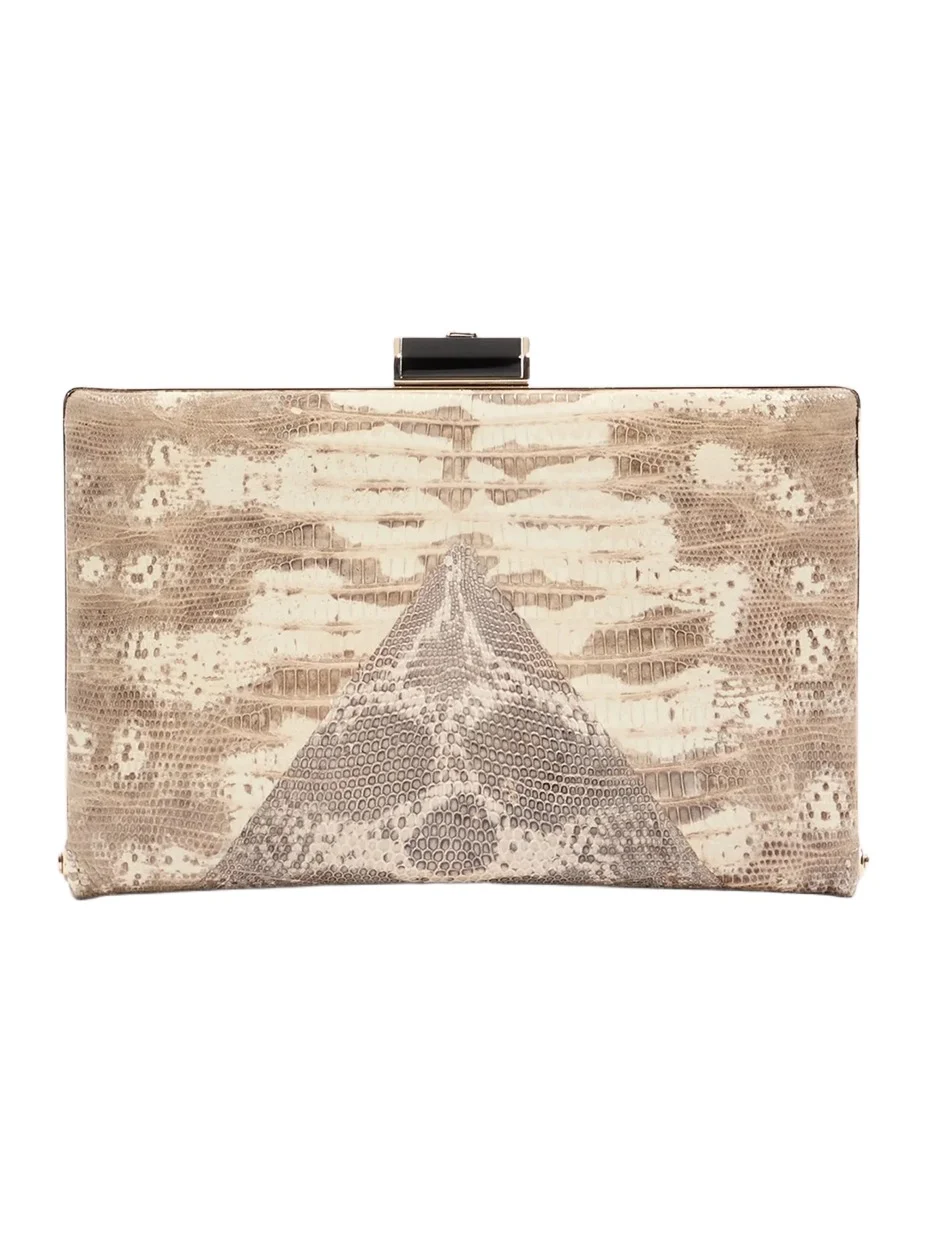 Women's Berthe Clutch in Tejus - Beige Women's Berthe Clutch in Tejus - Beige