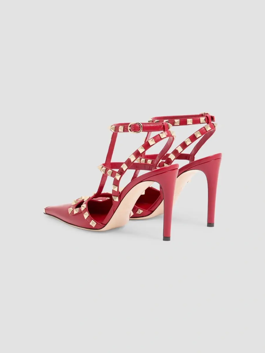 Valentino Women's Rockstud Kidskin 100MM Pumps | Thumbnail 3 Valentino Women's Rockstud Kidskin 100MM Pumps | Thumbnail 3