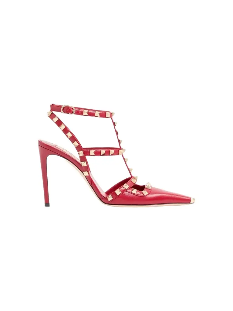 Valentino Women's Rockstud Kidskin 100MM Pumps