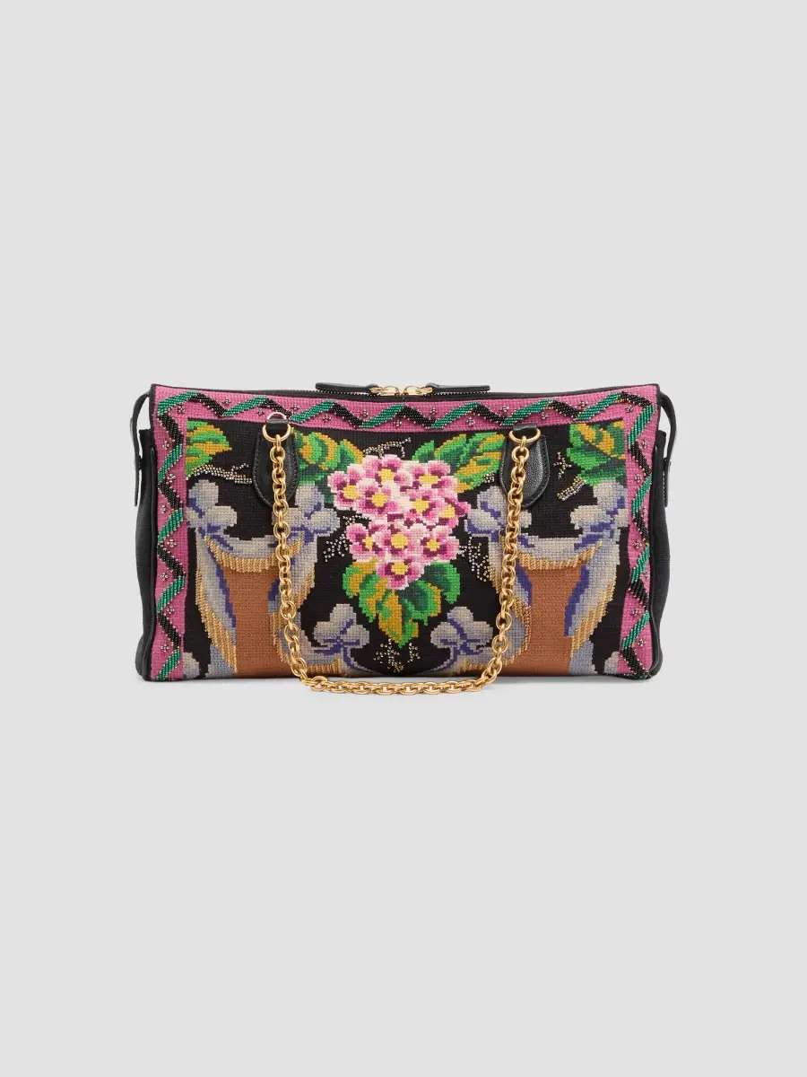 Valentino Women's Panthea Medium Embroidered Shoulder Bag | Thumbnail 2 Valentino Women's Panthea Medium Embroidered Shoulder Bag | Thumbnail 2