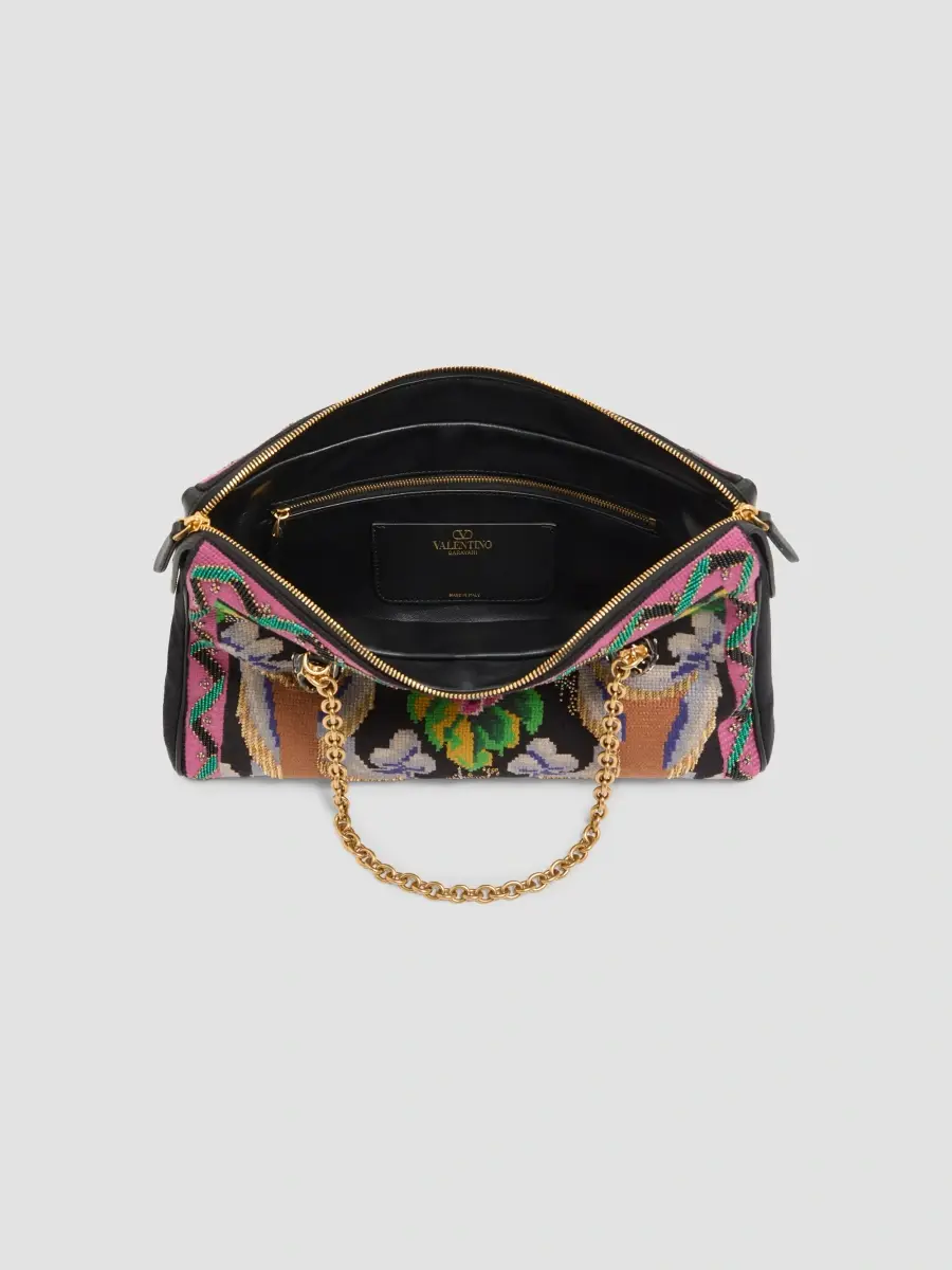 Valentino Women's Panthea Medium Embroidered Shoulder Bag | Thumbnail 5 Valentino Women's Panthea Medium Embroidered Shoulder Bag | Thumbnail 5