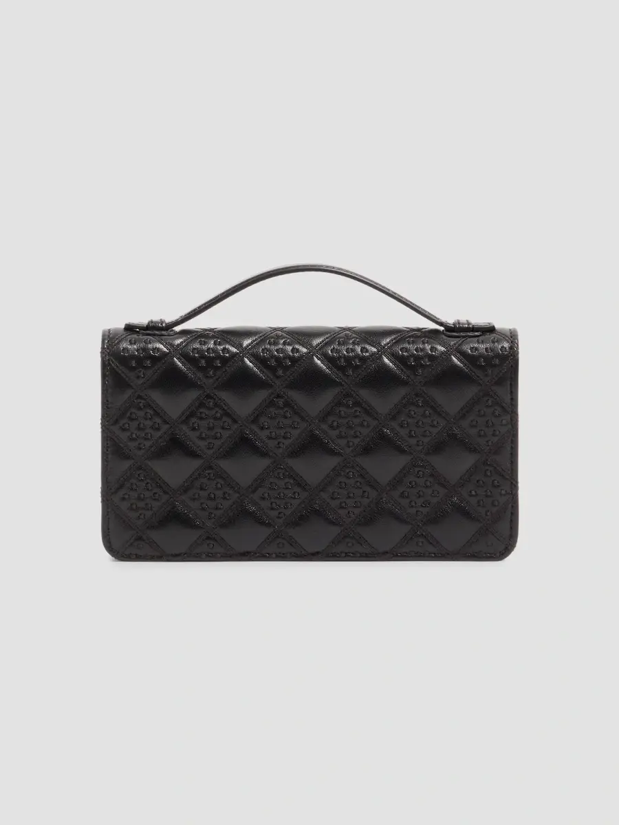 Valentino Women's Flutterby Chain Wallet in Shiny Nappa Leather with Butterfly Embroidery - Black | Thumbnail 4 Valentino Women's Flutterby Chain Wallet in Shiny Nappa Leather with Butterfly Embroidery - Black | Thumbnail 4