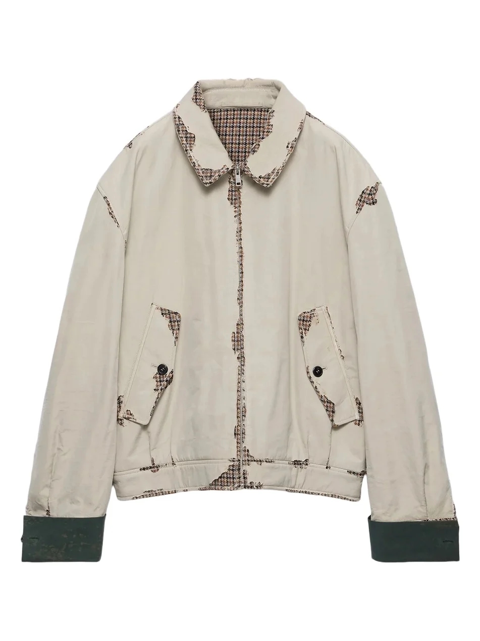 Prada Men's Bonded Devoré Cotton Jacket