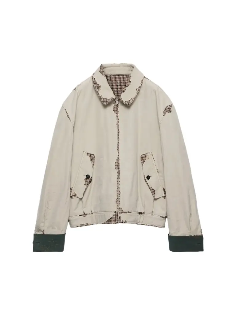 Prada Men's Bonded Devoré Cotton Jacket