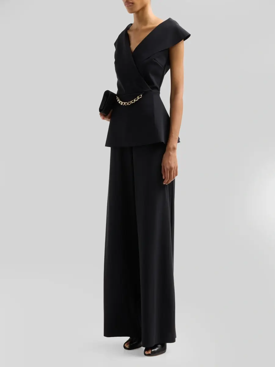 Chiara Boni La Petite Robe Women's Moxel Chain-Detail Sleeveless Jumpsuit | Thumbnail 4 Chiara Boni La Petite Robe Women's Moxel Chain-Detail Sleeveless Jumpsuit | Thumbnail 4