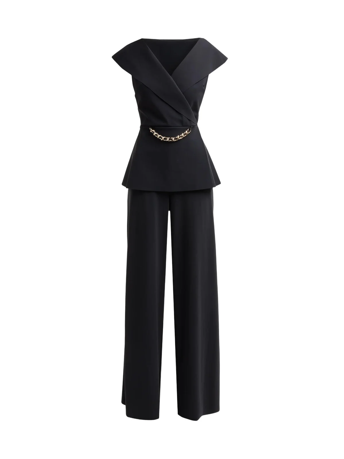 Chiara Boni La Petite Robe Women's Moxel Chain-Detail Sleeveless Jumpsuit