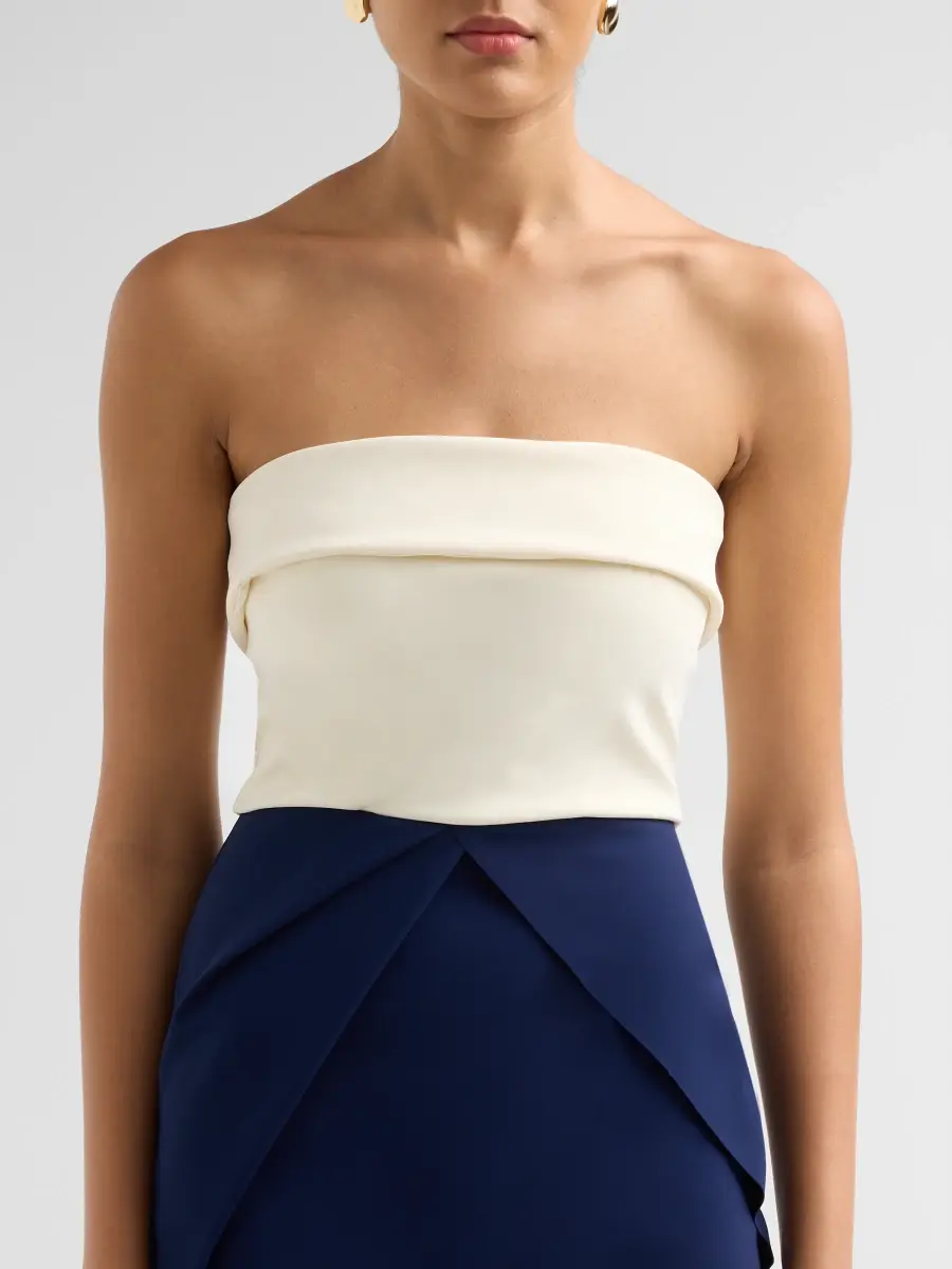 Chiara Boni La Petite Robe Women's Sharuki Strapless Sheath Gown | Thumbnail 5 Chiara Boni La Petite Robe Women's Sharuki Strapless Sheath Gown | Thumbnail 5