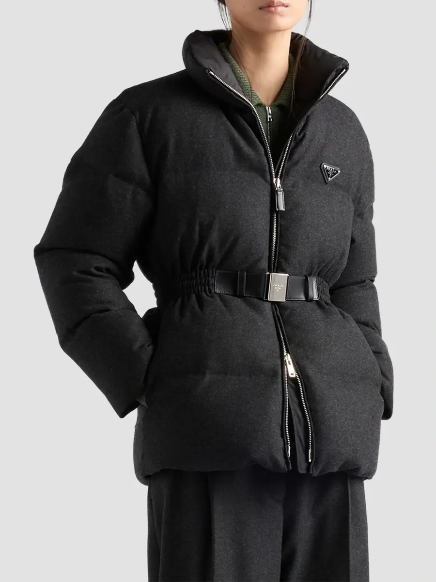 Prada Women's Cashmere Polo Sweater | Thumbnail 3 Prada Women's Cashmere Polo Sweater | Thumbnail 3