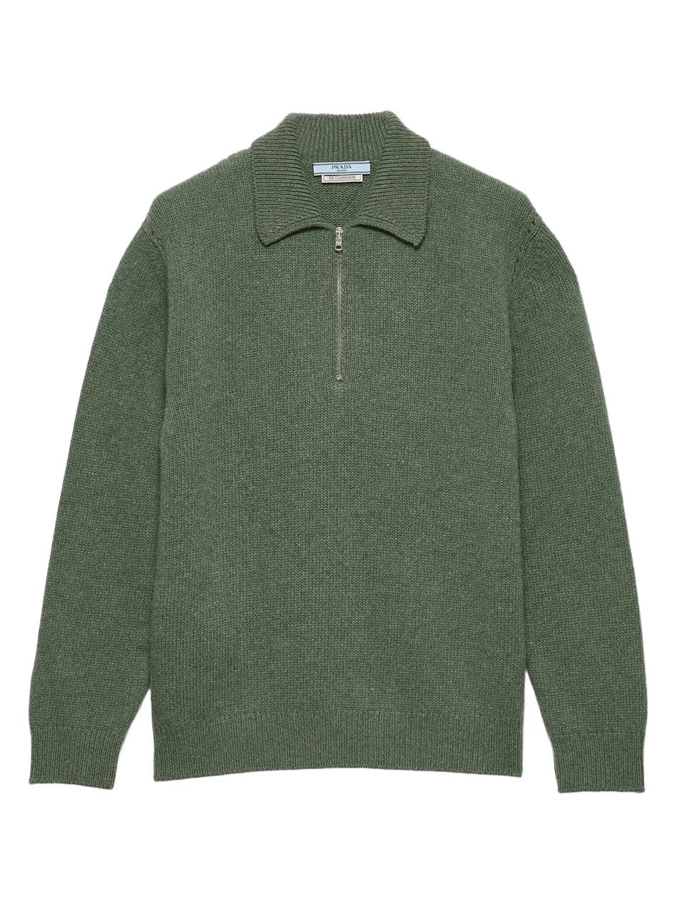 Women's Cashmere Polo Sweater