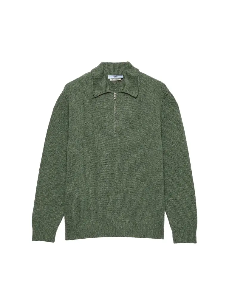 Women's Cashmere Polo Sweater