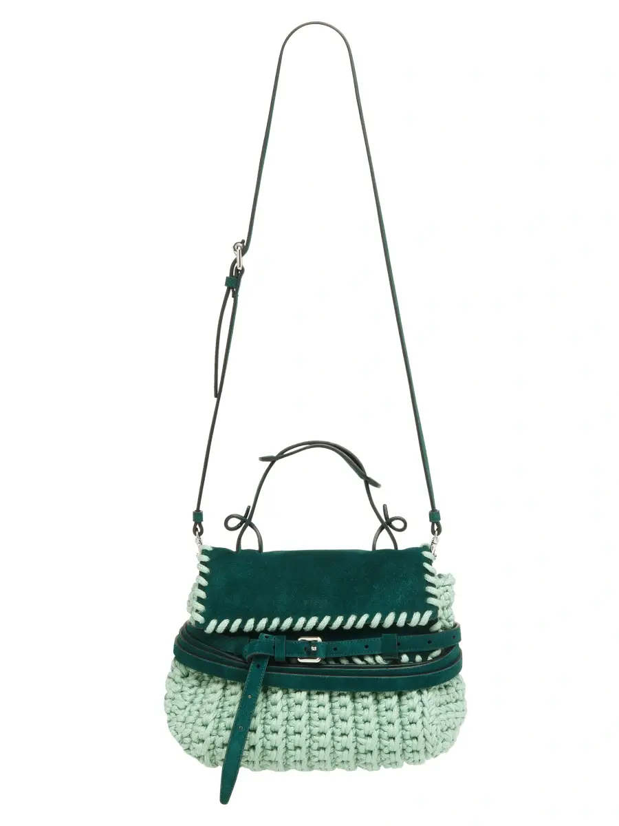 MOSCHINO Women's Tie Me Top Handle Bag | Thumbnail 6 MOSCHINO Women's Tie Me Top Handle Bag | Thumbnail 6