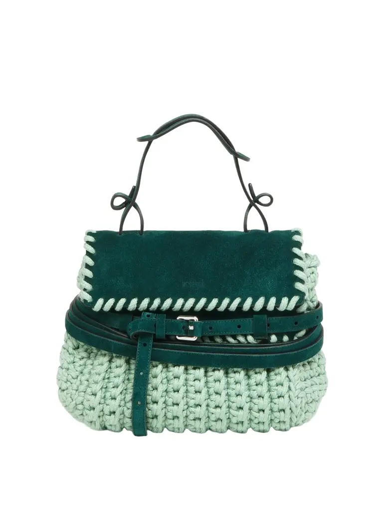 MOSCHINO Women's Tie Me Top Handle Bag