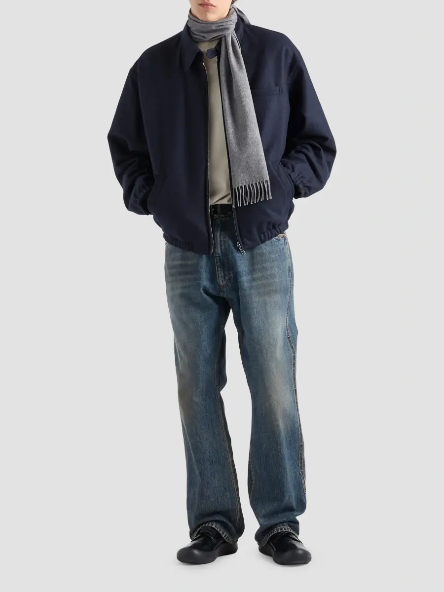 Prada Men's Re-Wool Blouson Jacket | Thumbnail 2