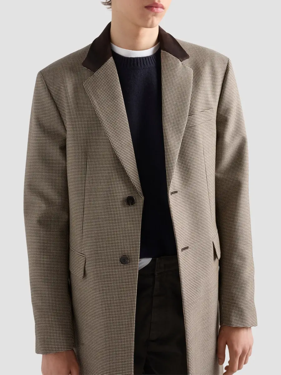 Prada Men's Single-Breasted Mohair Wool Coat | Thumbnail 5 Prada Men's Single-Breasted Mohair Wool Coat | Thumbnail 5