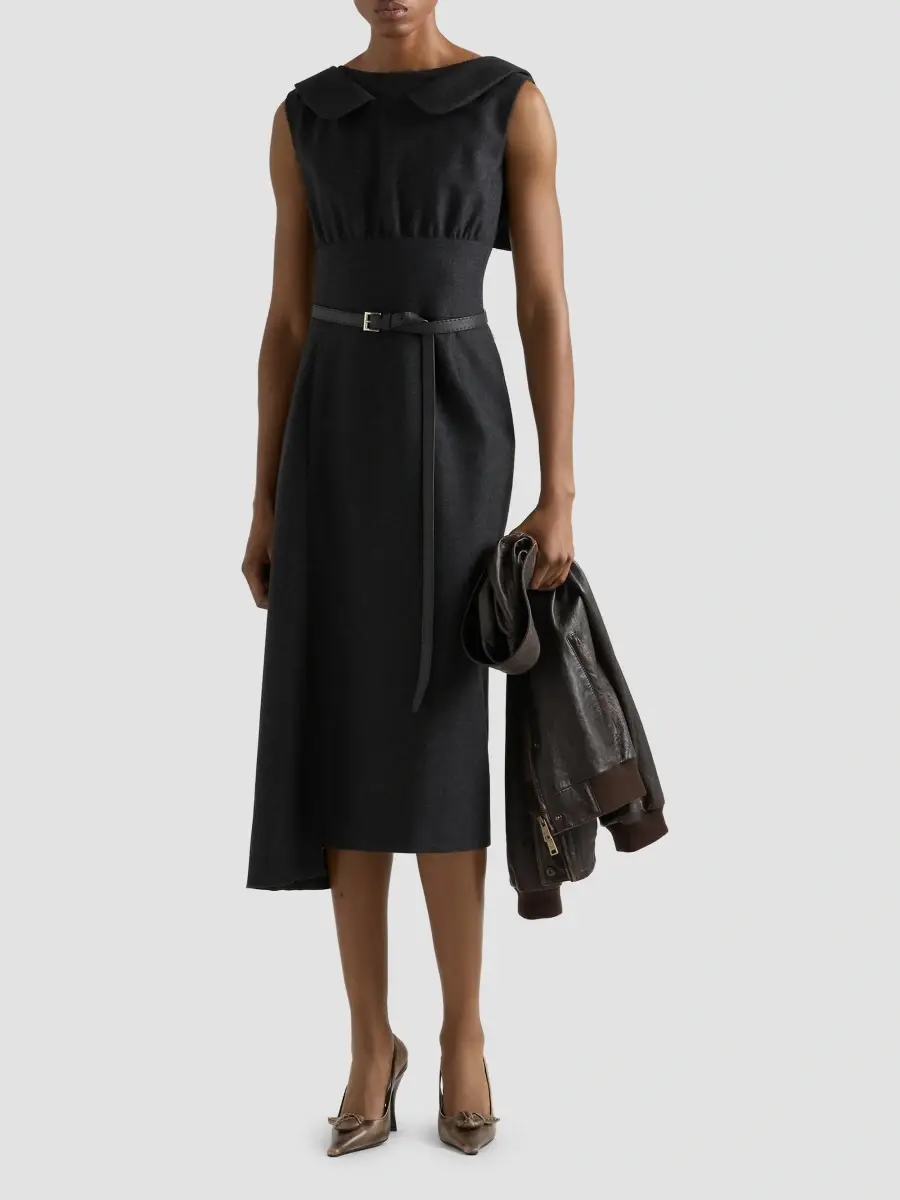 Prada Women's Wool Dress | Thumbnail 2
