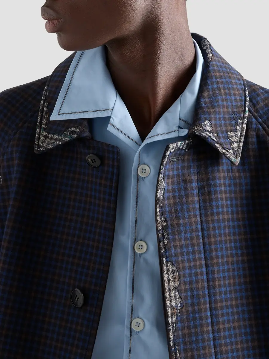 Prada Men's Short-Sleeved Cotton Shirt | Thumbnail 5