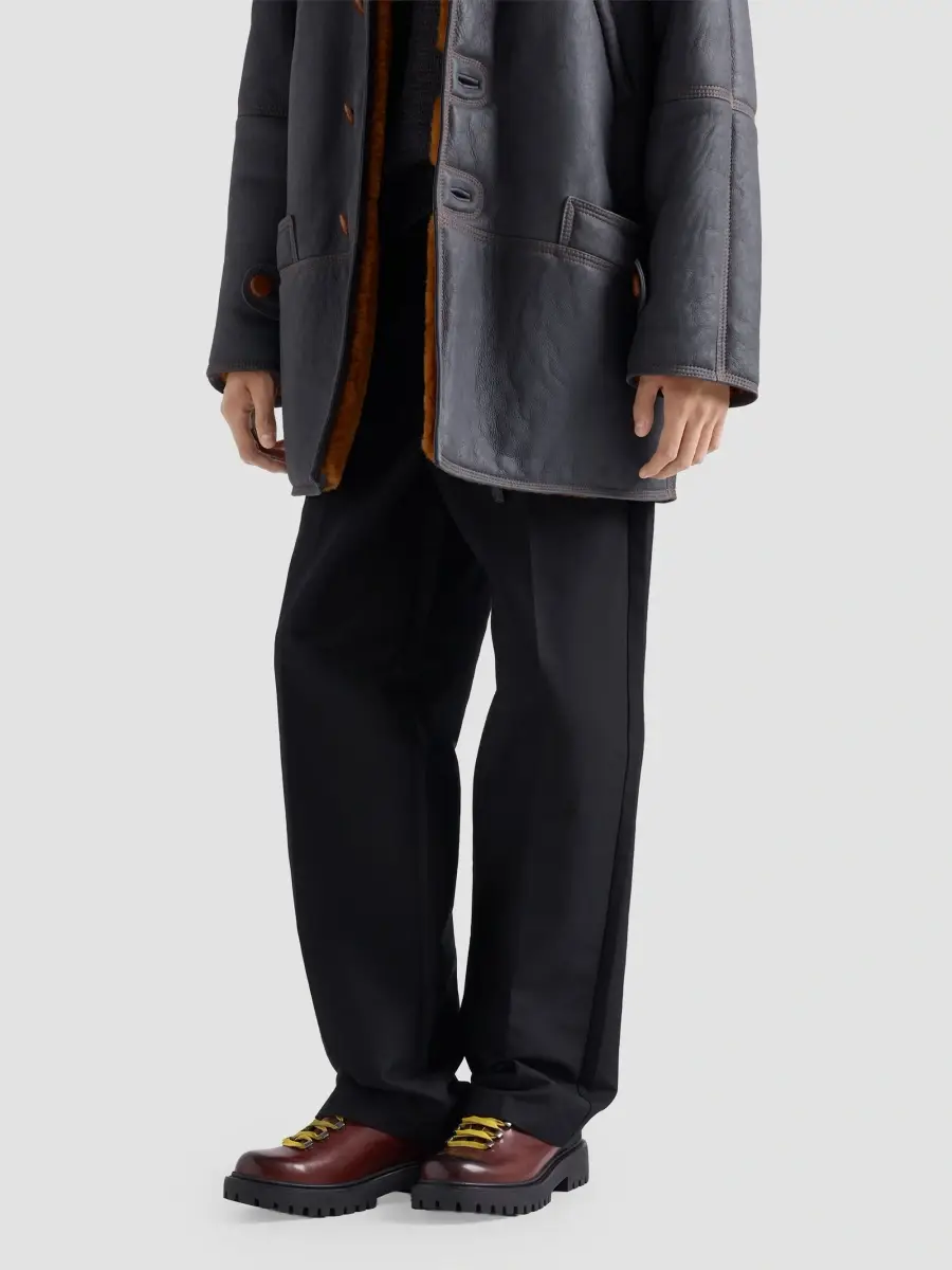 Prada Men's Aged Leather Lace-Up Shoes | Thumbnail 6 Prada Men's Aged Leather Lace-Up Shoes | Thumbnail 6