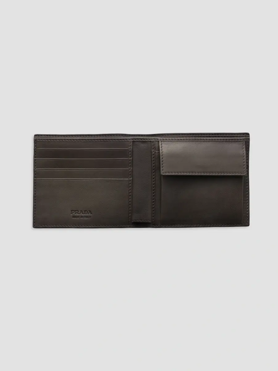 Prada Men's Antiqued Leather Wallet | Thumbnail 2