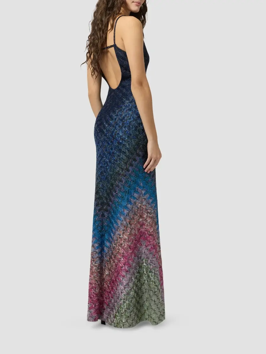 Missoni Women's Textured Ombré Column Gown | Thumbnail 3 Missoni Women's Textured Ombré Column Gown | Thumbnail 3