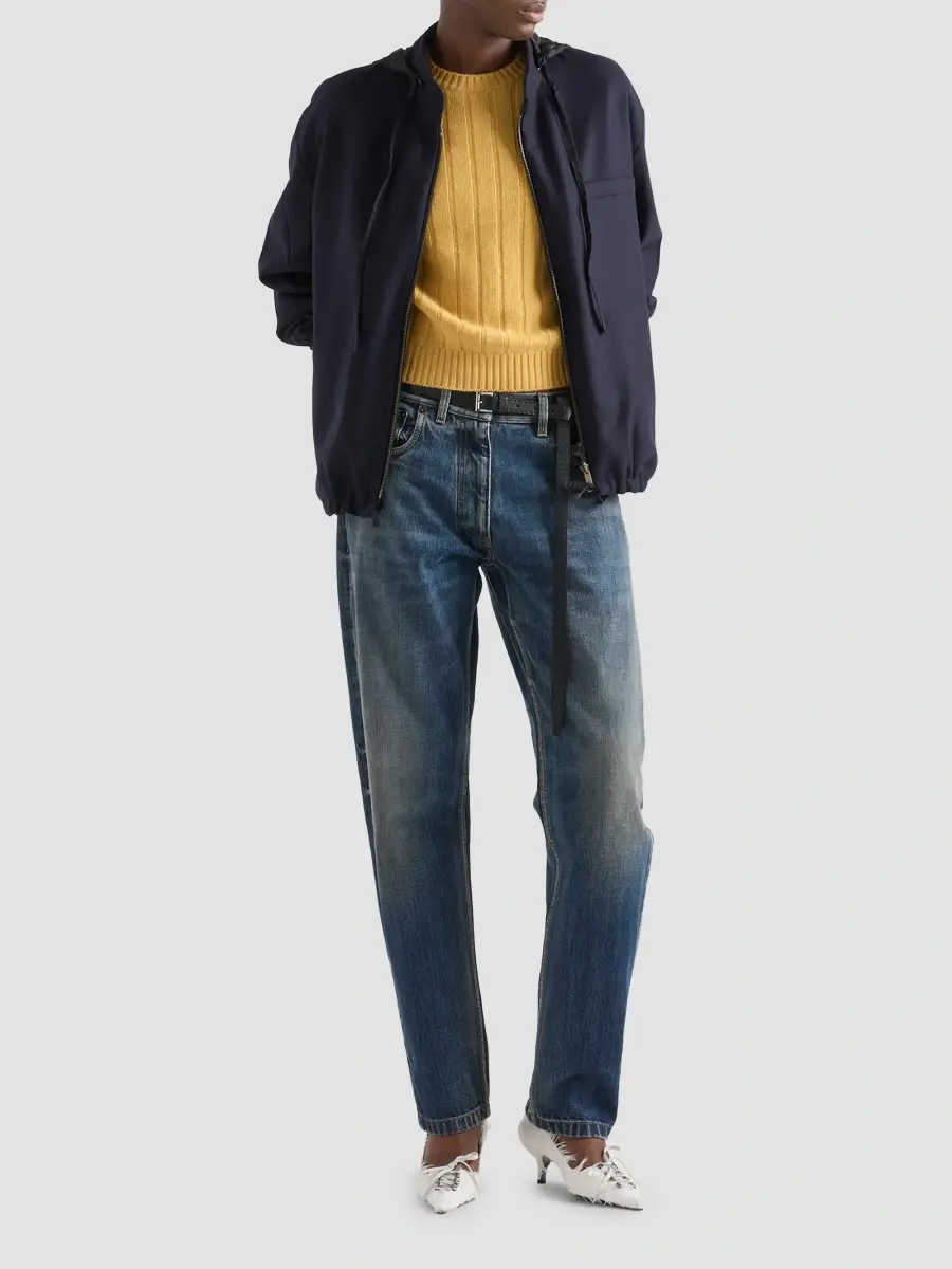 Prada Women's Cashmere Crew-Neck Sweater | Thumbnail 2 Prada Women's Cashmere Crew-Neck Sweater | Thumbnail 2