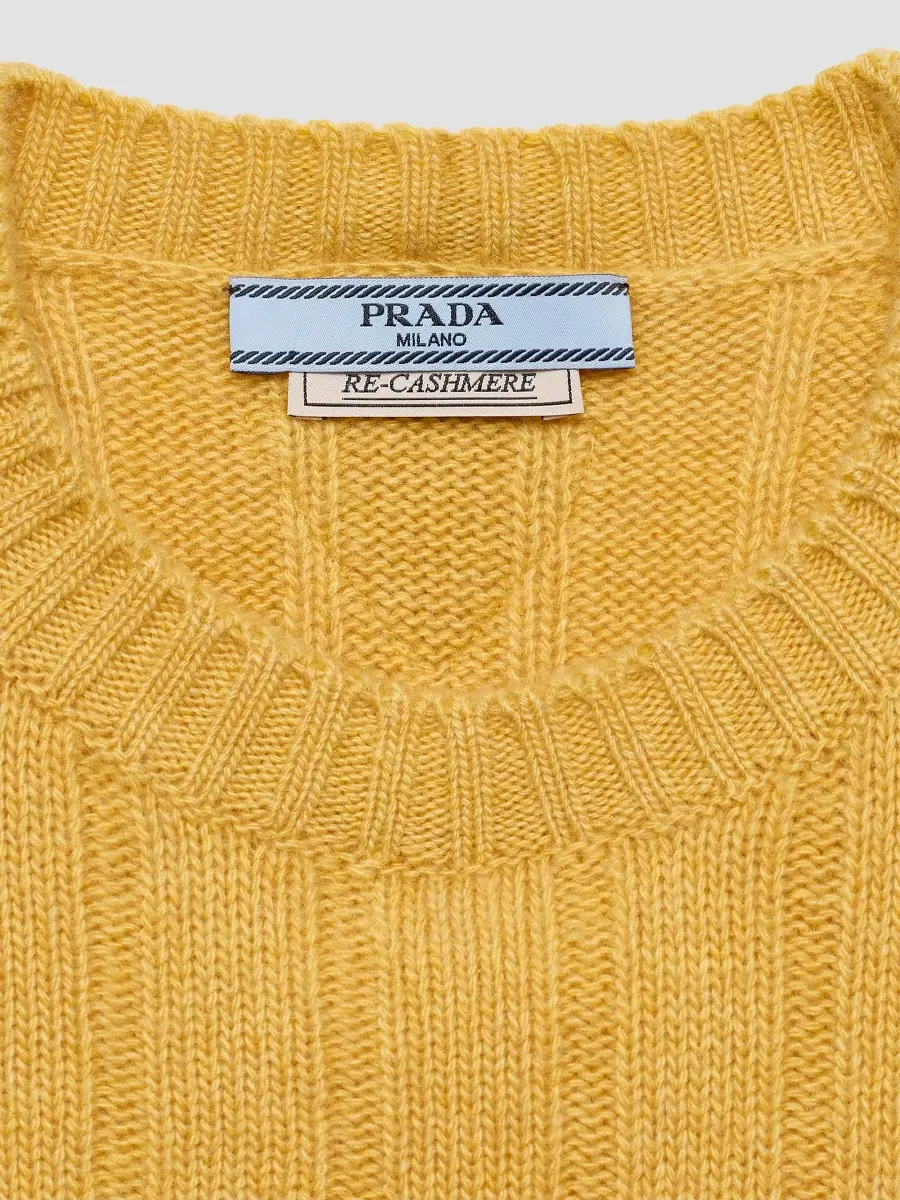 Prada Women's Cashmere Crew-Neck Sweater | Thumbnail 7 Prada Women's Cashmere Crew-Neck Sweater | Thumbnail 7