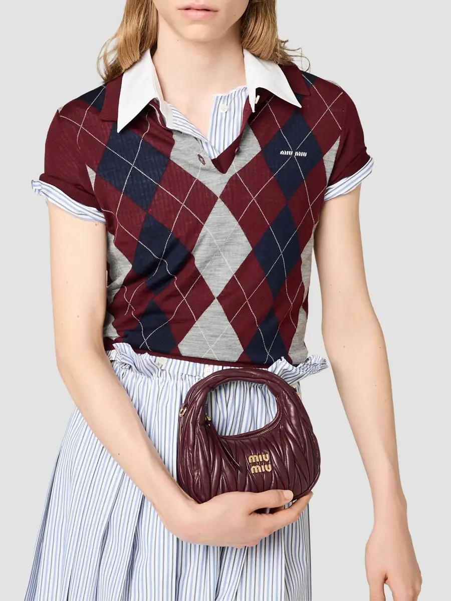 Miu Miu Women's Wander Matelassé Nappa Leather Hobo Mini-Bag | Thumbnail 3 Miu Miu Women's Wander Matelassé Nappa Leather Hobo Mini-Bag | Thumbnail 3