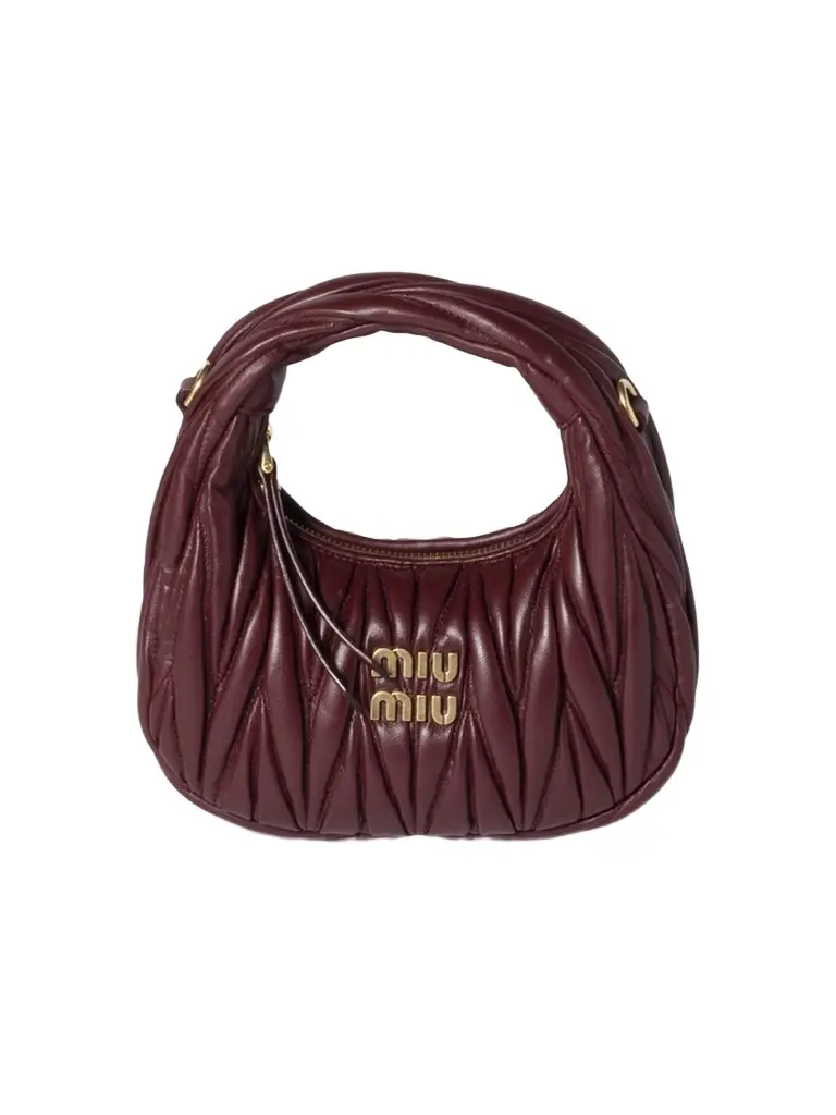 Women's Wander Matelassé Nappa Leather Hobo Mini-Bag Women's Wander Matelassé Nappa Leather Hobo Mini-Bag