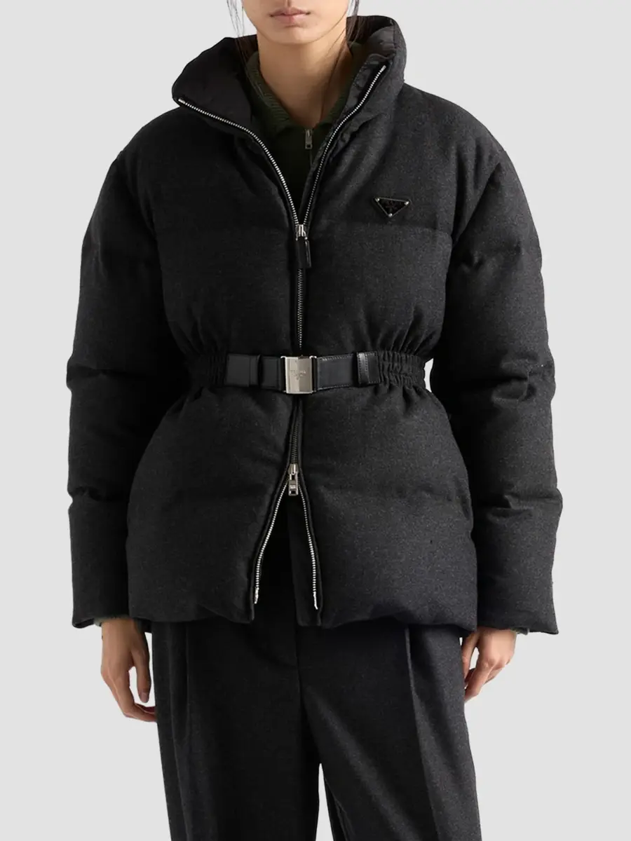 Prada Women's Re-Wool Down Jacket | Thumbnail 3 Prada Women's Re-Wool Down Jacket | Thumbnail 3