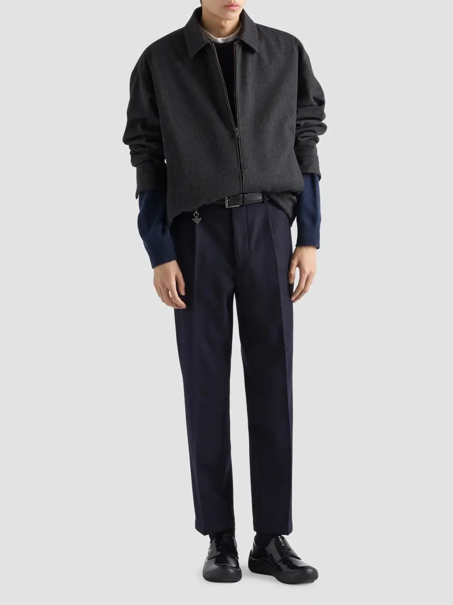 Prada Men's Re-Cashmere Crewneck Sweater | Thumbnail 2