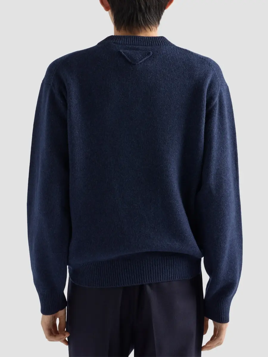 Prada Men's Re-Cashmere Crewneck Sweater | Thumbnail 4