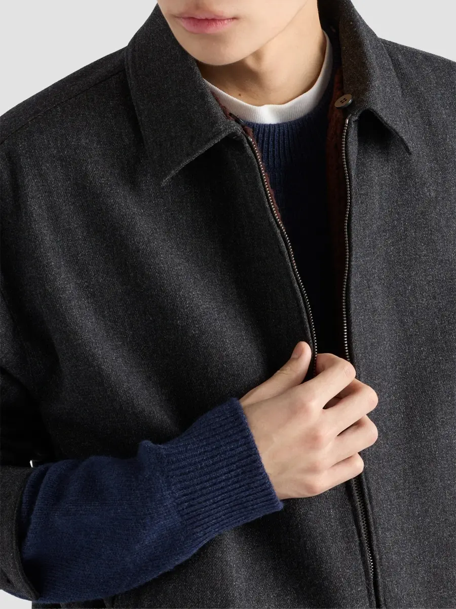 Prada Men's Re-Cashmere Crewneck Sweater | Thumbnail 5