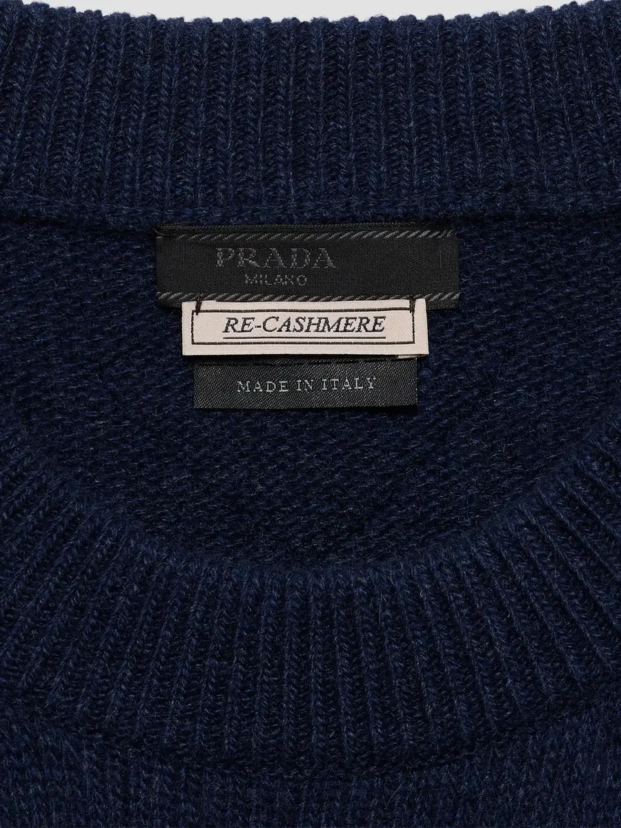 Prada Men's Re-Cashmere Crewneck Sweater | Thumbnail 6
