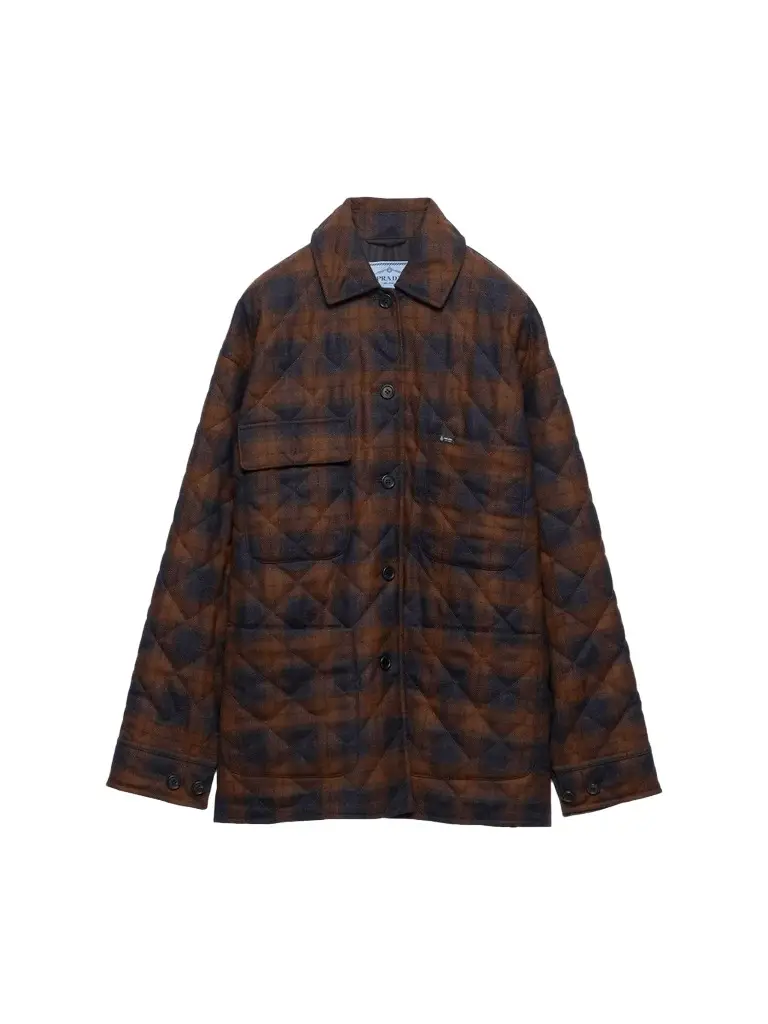 Women's Quilted Wool Caban Jacket