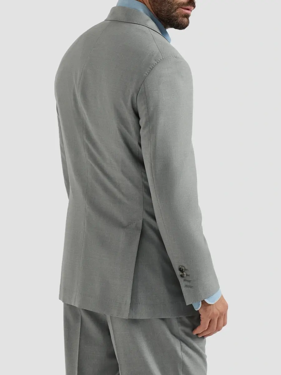 Brunello Cucinelli Men's Virgin Wool and Silk Lightweight Hopsack Cavallo Tailor Blazer | Thumbnail 4 Brunello Cucinelli Men's Virgin Wool and Silk Lightweight Hopsack Cavallo Tailor Blazer | Thumbnail 4