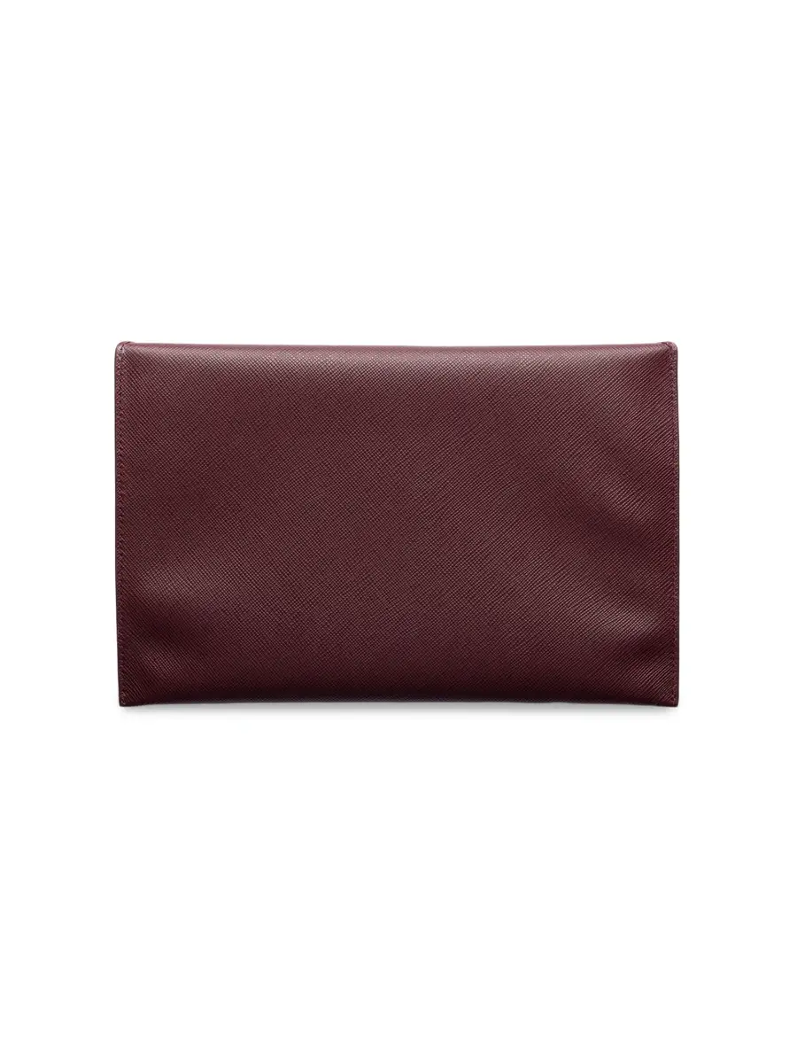 Prada Women's Saffiano Leather Envelope Clutch | Thumbnail 2