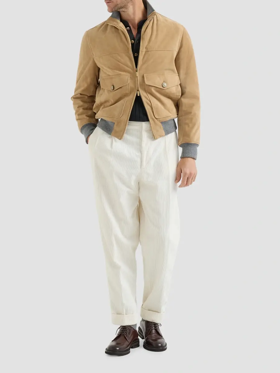 Brunello Cucinelli Men's Cashmere and Silk Ribbed Sweater with Henley Collar - Black | Thumbnail 6 Brunello Cucinelli Men's Cashmere and Silk Ribbed Sweater with Henley Collar - Black | Thumbnail 6