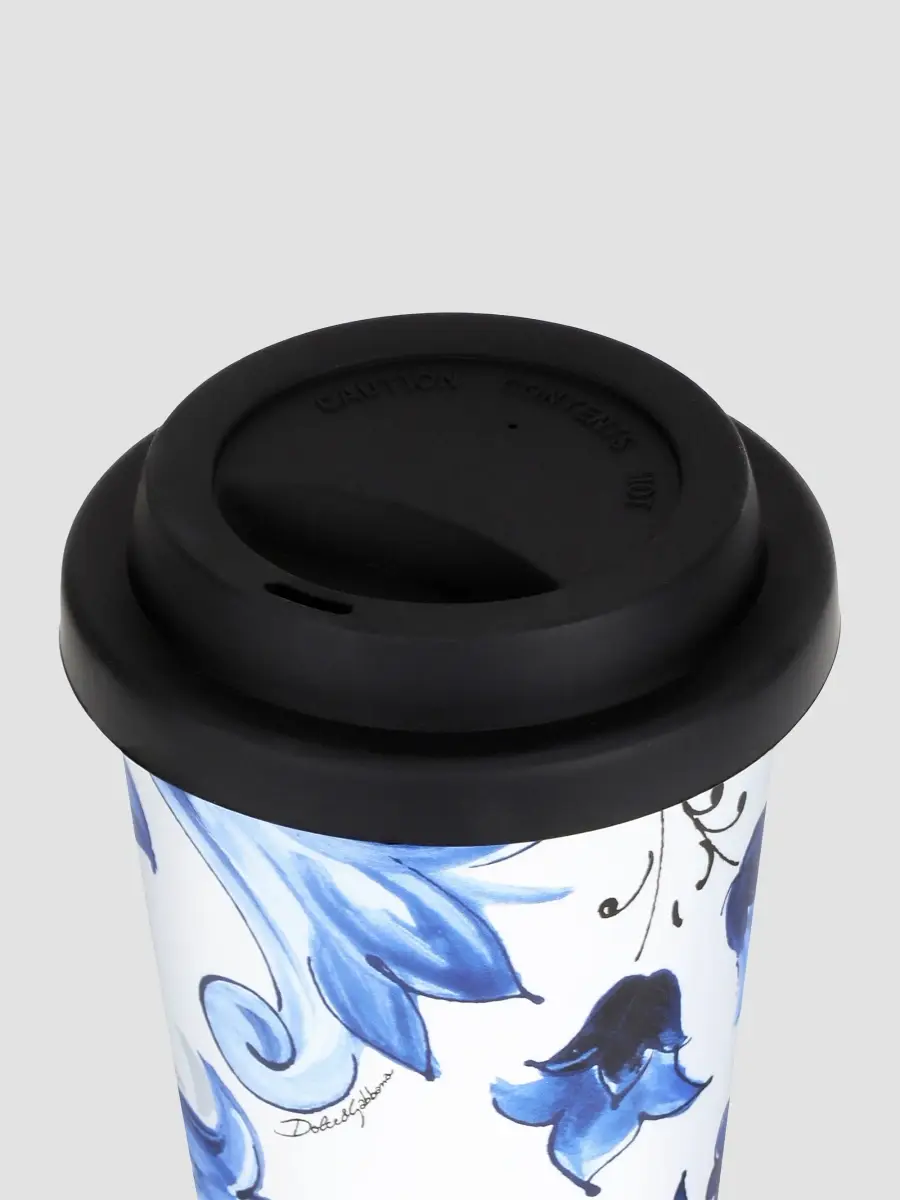 Dolce & Gabbana Blue Mediterraneo Ceramic Travel Mug | Thumbnail 3 Dolce & Gabbana Blue Mediterraneo Ceramic Travel Mug | Thumbnail 3